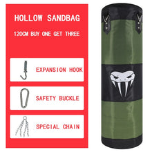 Load image into Gallery viewer, SOTF Boxing Sand Bag Empty Punching Bag Taekwondo Kickboxing mma Equipment Martial Arts Hanging Kick Muay Thai Boxer Training