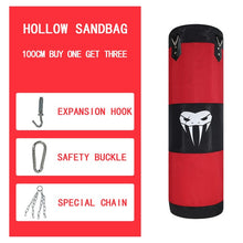 Load image into Gallery viewer, SOTF Boxing Sand Bag Empty Punching Bag Taekwondo Kickboxing mma Equipment Martial Arts Hanging Kick Muay Thai Boxer Training