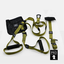 Load image into Gallery viewer, Hanging Belt Training Gym Home workout Suspension Exercise Stretching Elastic Straps fitness bands banda resistencia fitness