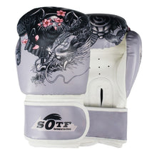 Load image into Gallery viewer, SUOTF MMA Fierce fighting Boxing Sports Leather Gloves Tiger Muay Thai boxing pads fight Women/Men sanda boxe thai glove box mma