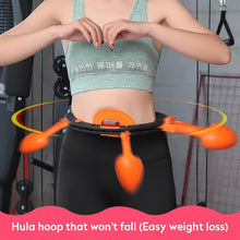 Load image into Gallery viewer, Smart Counting Fitness Sport Hoop Yoga Waist Exerciser Circle Adult Gymnastic Hoop Muscle Trainer Loss Weight Fitness Equipment
