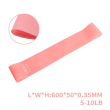 Load image into Gallery viewer, 5pcs Elastic Bands For Fitness Gum Exercise Gym Strength Resistance Bands Pilates Sport Fitness Bands Crossfit Workout Equipment
