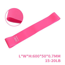 Load image into Gallery viewer, 5pcs Elastic Bands For Fitness Gum Exercise Gym Strength Resistance Bands Pilates Sport Fitness Bands Crossfit Workout Equipment