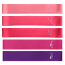 Load image into Gallery viewer, 5pcs Elastic Bands For Fitness Gum Exercise Gym Strength Resistance Bands Pilates Sport Fitness Bands Crossfit Workout Equipment
