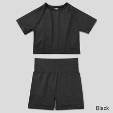 Load image into Gallery viewer, Black Seamless Yoga Set Women Gym Fitness Yoga Clothing Sports Wear Female Workout Leggings&Top Yoga Suit Training Tights Wear