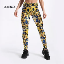 Load image into Gallery viewer, Qickitout Leggings 2018 Drop Shipping Fitness Pants Women Lovely Cartoon Cat and Duck Printed Women Cute Casual Leggings
