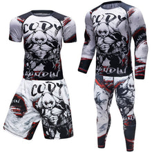 Load image into Gallery viewer, MMA Men's Boxing Jersey Set Fitness Compression Sportswear Clothing Running Jogging Sportswear Sports Fitness Tights
