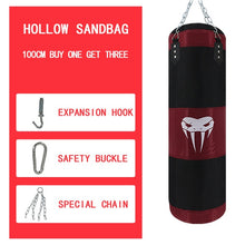 Load image into Gallery viewer, SOTF Boxing Sand Bag Empty Punching Bag Taekwondo Kickboxing mma Equipment Martial Arts Hanging Kick  Muay Thai Boxer Training
