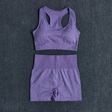 Load image into Gallery viewer, 2/3/4PCS Yoga Set Workout Sportswear Seamless Women Gym Clothing Fitness Shorts Sleeve Crop Top High Waist Leggings Sports Suits
