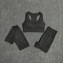 Load image into Gallery viewer, 2/3/4PCS Yoga Set Workout Sportswear Seamless Women Gym Clothing Fitness Shorts Sleeve Crop Top High Waist Leggings Sports Suits
