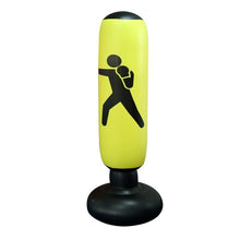 Load image into Gallery viewer, Vertical Inflatable Boxing Bag PVC Thickening Boxing Pillar Tumbler Fight Column Punching Bag Fitness Tool
