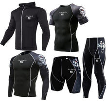 Load image into Gallery viewer, Men Sportswear Compression Sports Suits Quick Dry Running Sets Clothing Sports Joggers Training Gym Fitness Tracksuits Running
