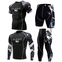 Load image into Gallery viewer, Men Sportswear Compression Sports Suits Quick Dry Running Sets Clothing Sports Joggers Training Gym Fitness Tracksuits Running
