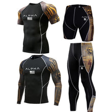 Load image into Gallery viewer, Men Sportswear Compression Sports Suits Quick Dry Running Sets Clothing Sports Joggers Training Gym Fitness Tracksuits Running
