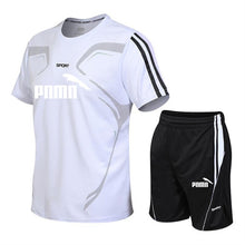 Load image into Gallery viewer, Brand men's sportswear suit GYM fitness clothing football training set jersey jogging men's suit running sportswear sports suit
