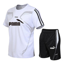 Load image into Gallery viewer, Brand men's sportswear suit GYM fitness clothing football training set jersey jogging men's suit running sportswear sports suit
