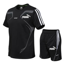 Load image into Gallery viewer, Brand men's sportswear suit GYM fitness clothing football training set jersey jogging men's suit running sportswear sports suit
