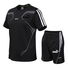Load image into Gallery viewer, Brand men's sportswear suit GYM fitness clothing football training set jersey jogging men's suit running sportswear sports suit
